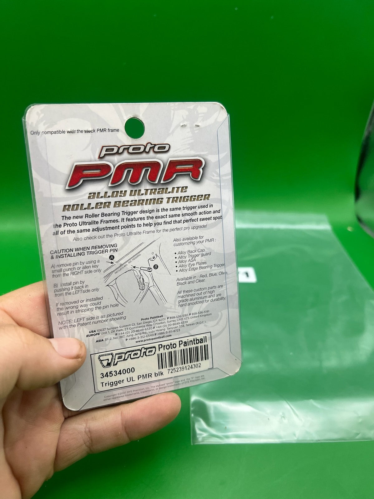 Proto PMR Ultralite Roller Bearing Trigger Black