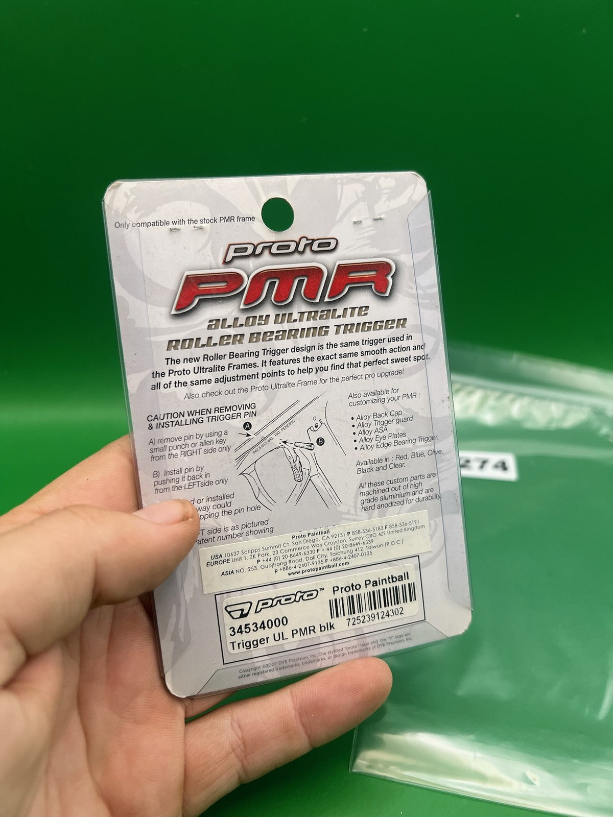 Proto PMR Ultralite Roller Bearing Trigger Black