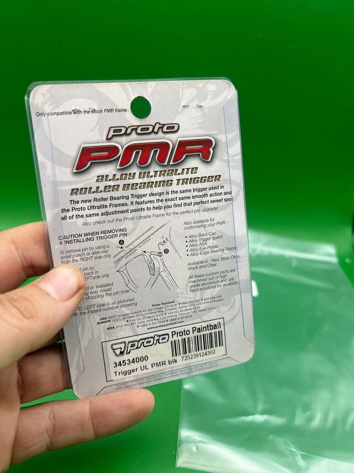 Proto PMR Alloy Ultralite Roller Bearing Trigger Black