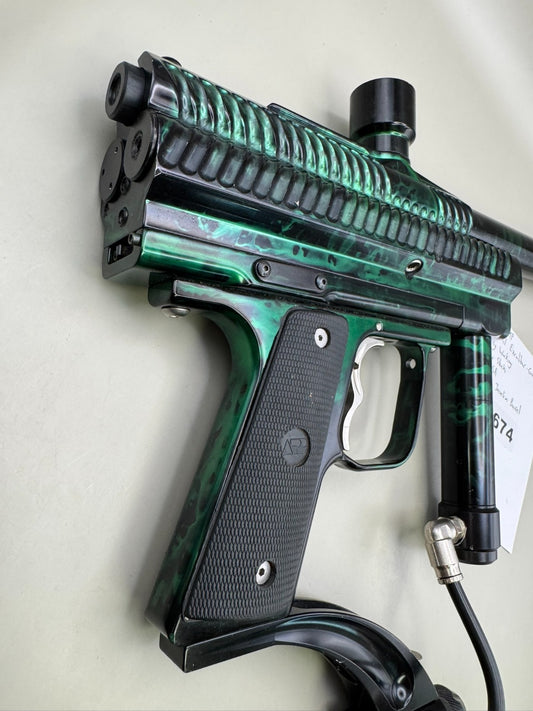 AKA LMP Full Mil Excalibur - Green/Black - Paintball Marker Fully Working