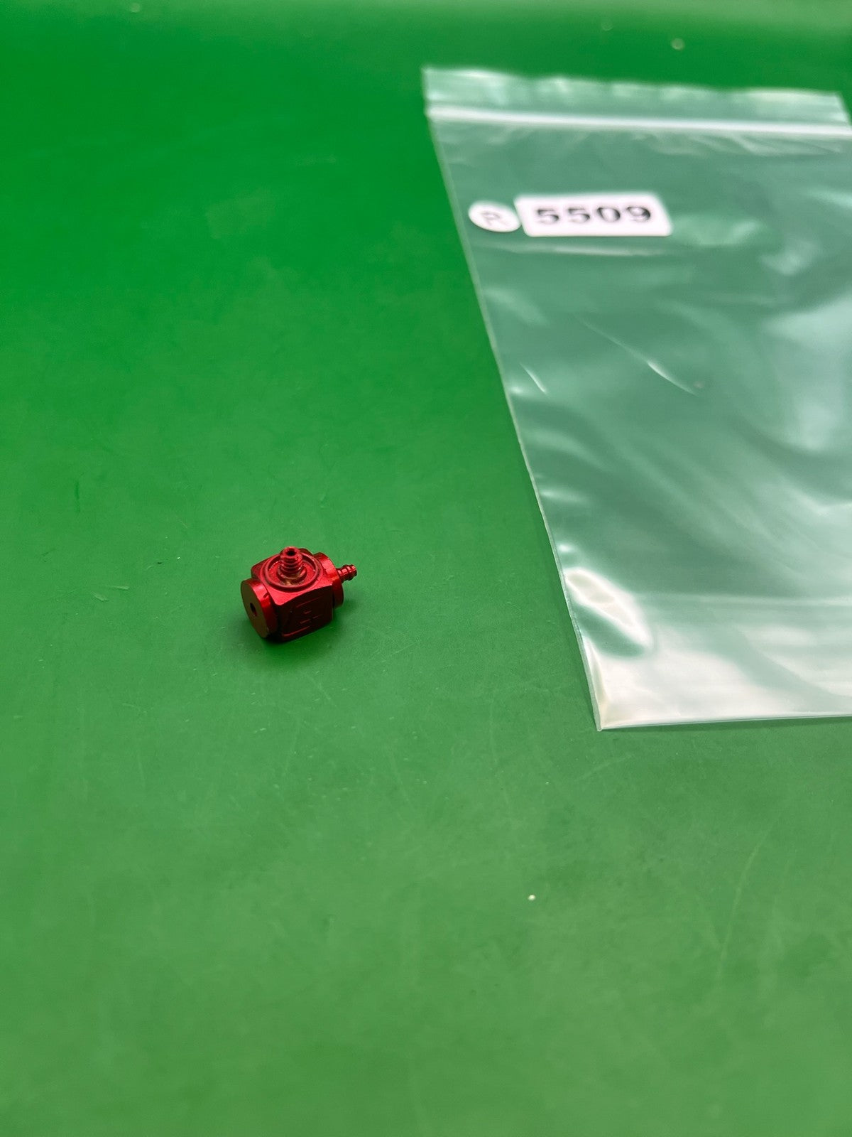 Planet Eclipse Ego 05/06 QEV - used paintball qev (quick exhaust valve) - red anno