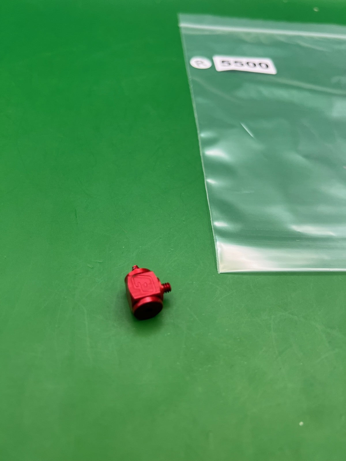 Planet Eclipse Ego 05/06 QEV - used paintball qev (quick exhaust valve) - red anno