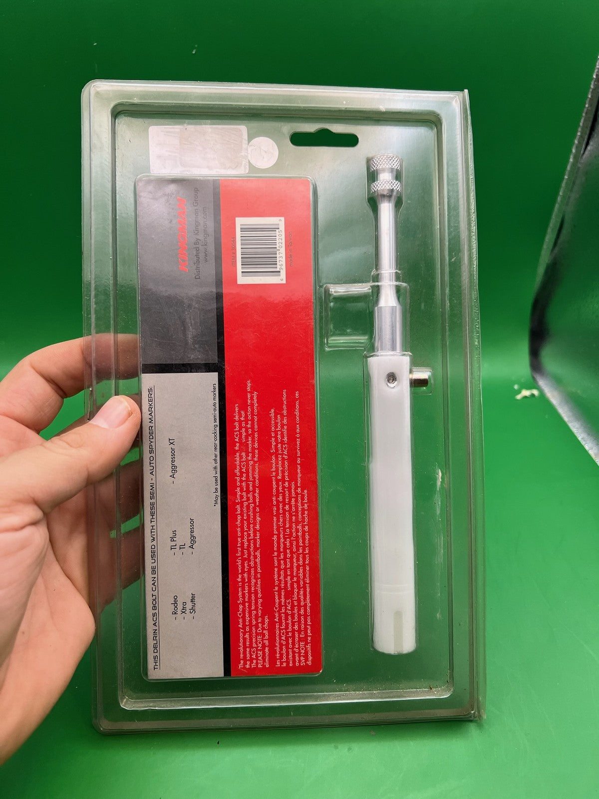 ACS Spyder Delrin Anti-Chop Bolt White