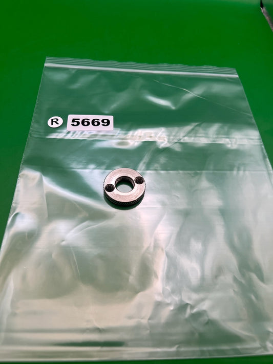 AGD Automag Tourney Lock - used paintball tourney lock / velocity adjuster lock ring - silver