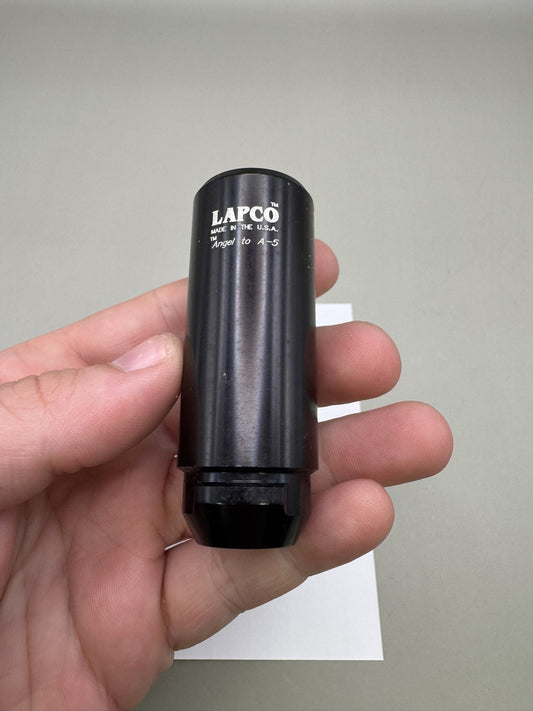 Lapco Barrel Adapter Angel to A5 Black
