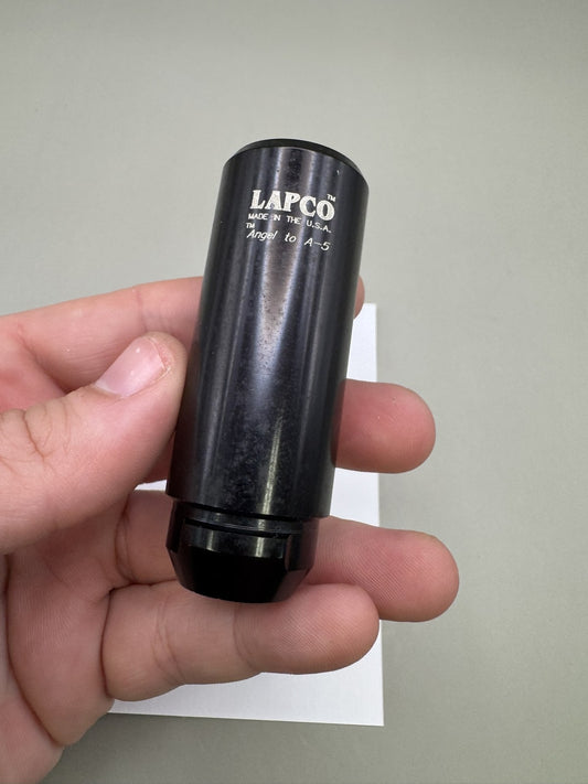 Lapco Barrel Adapter Angel to A5 Black