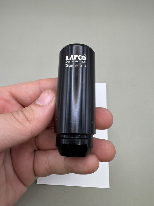 Lapco Barrel Adapter Angel to A5 Black