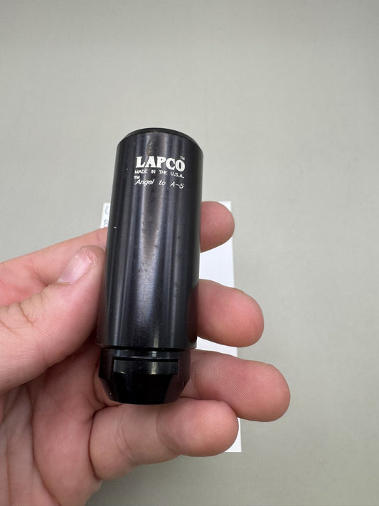 Lapco Barrel Adapter Angel to A5 Black