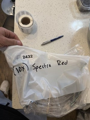 Lot Of 10 Red Spectra JT Lenses