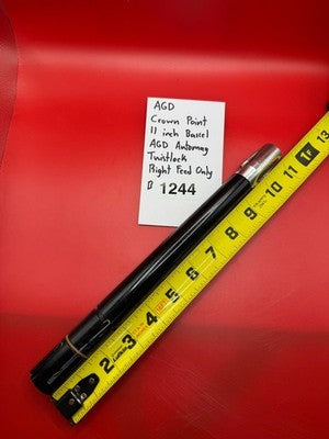 AGD Crown Point 11 inch Paintball Barrel AGD Automag Twistlock Right Feed Only