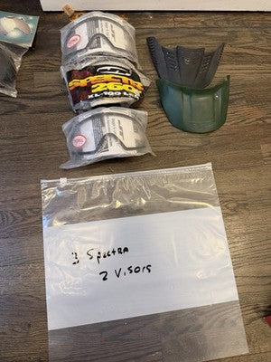 Paintball Lens - 3 Lenses 2 Visors JT Spectra