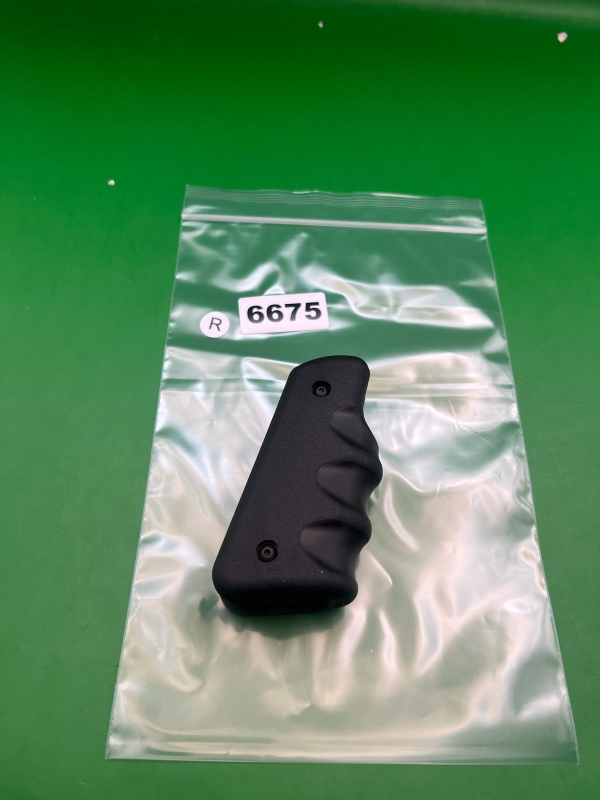 45* Grooved Autococker Grips - used paintball grip panel - black