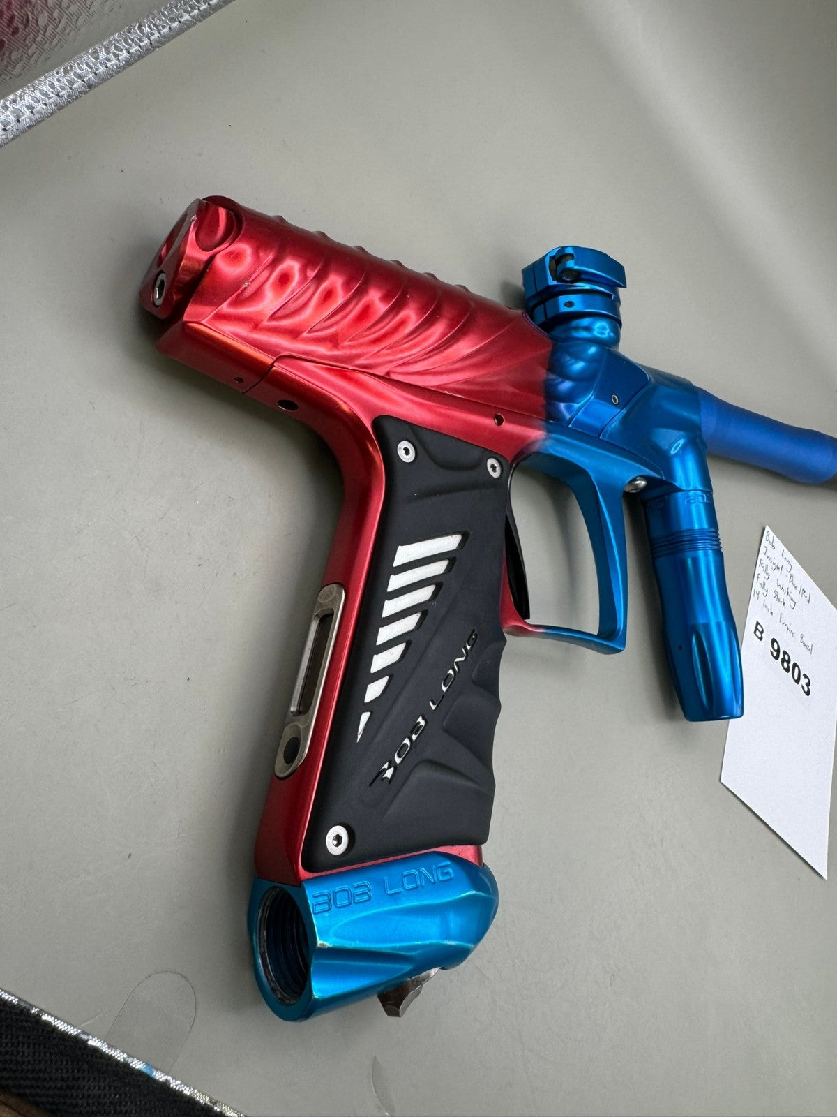 Bob Long Insight - Blue/Red - Paintball Marker Fully Working