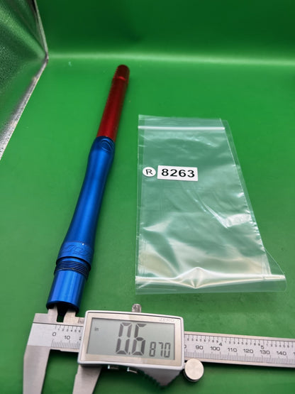 Dye Ultralite (UL) Paintball Barrel 14" 0.687 AC Thread - Blue/Red