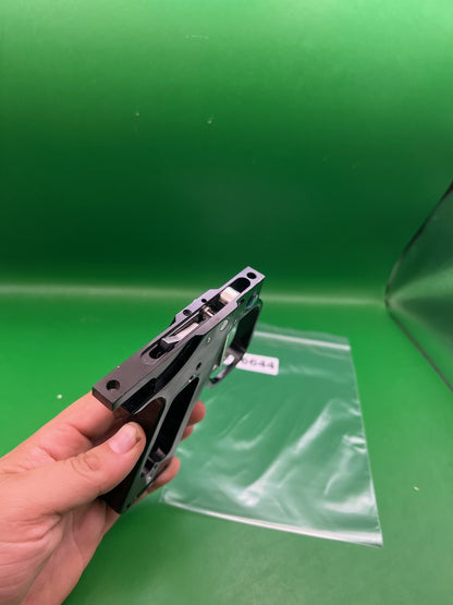 Autococker Hinge Frame - used paintball grip frame - black