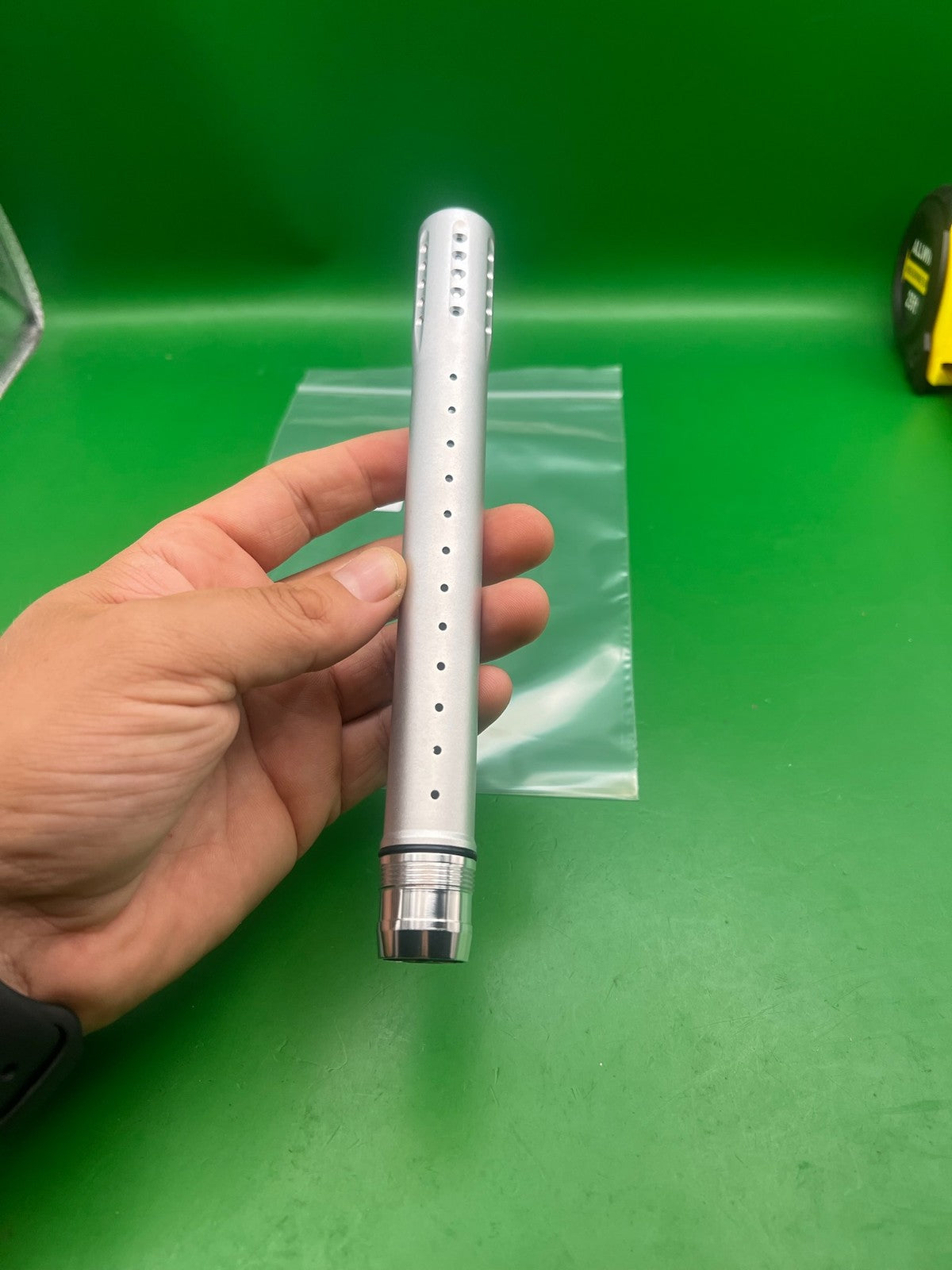 Dye Ultralite UL 14" Front Barrel Tip Satin Silver Dust Aluminum GEO EGO LUXE