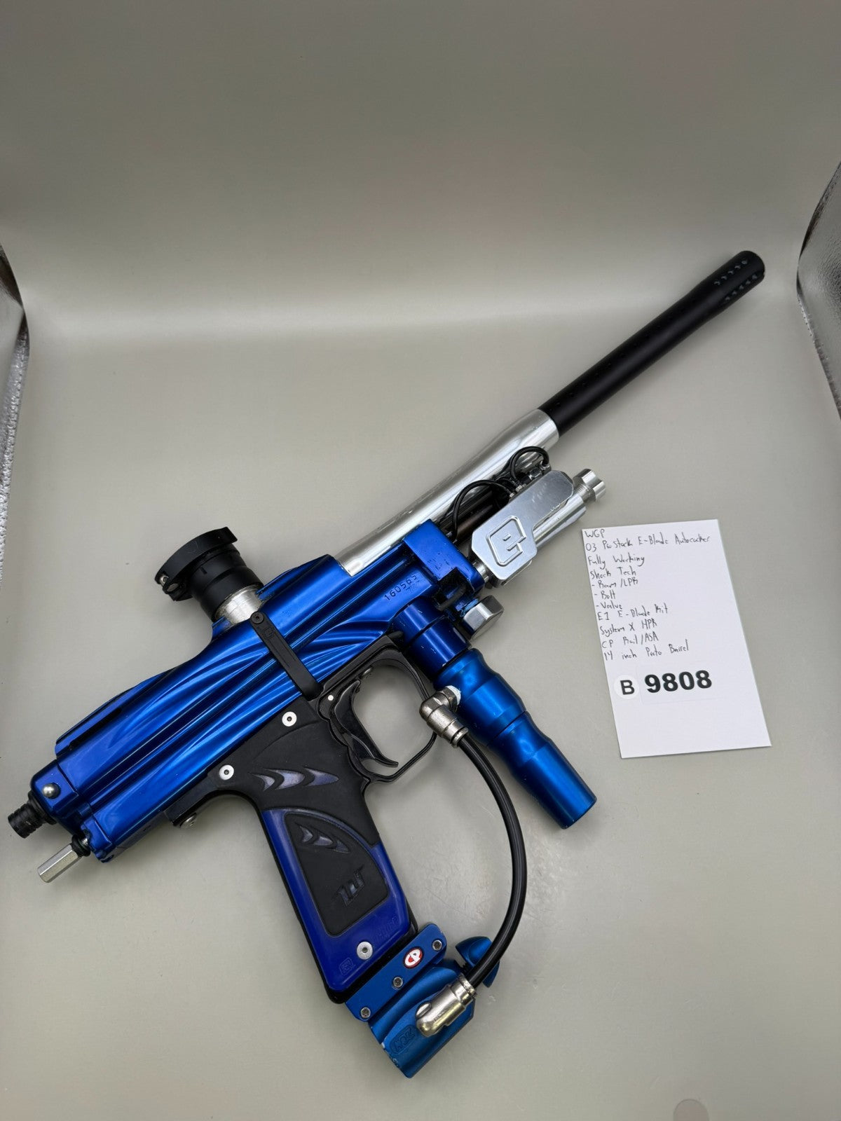 WGP 03 Pro Stock E-Blade Autococker - Paintball Marker Fully Working