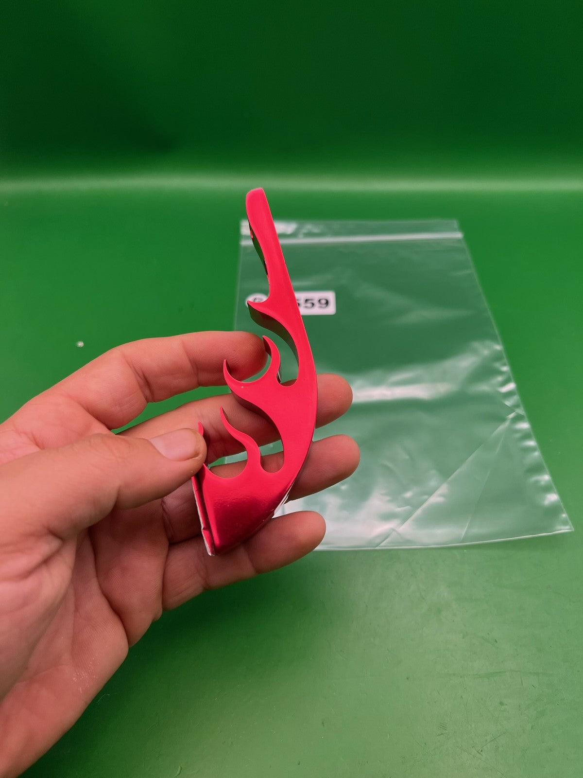 Custom Products CP Flame ASA Rail Drop Forward Red Anodized Aluminum