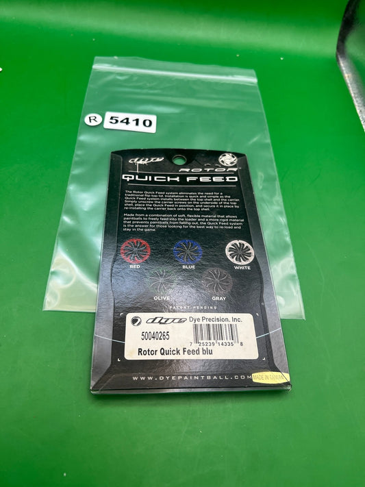 Dye Rotor Quick Feed Speed Feed Lid Blue Speedfeed Hopper Loader