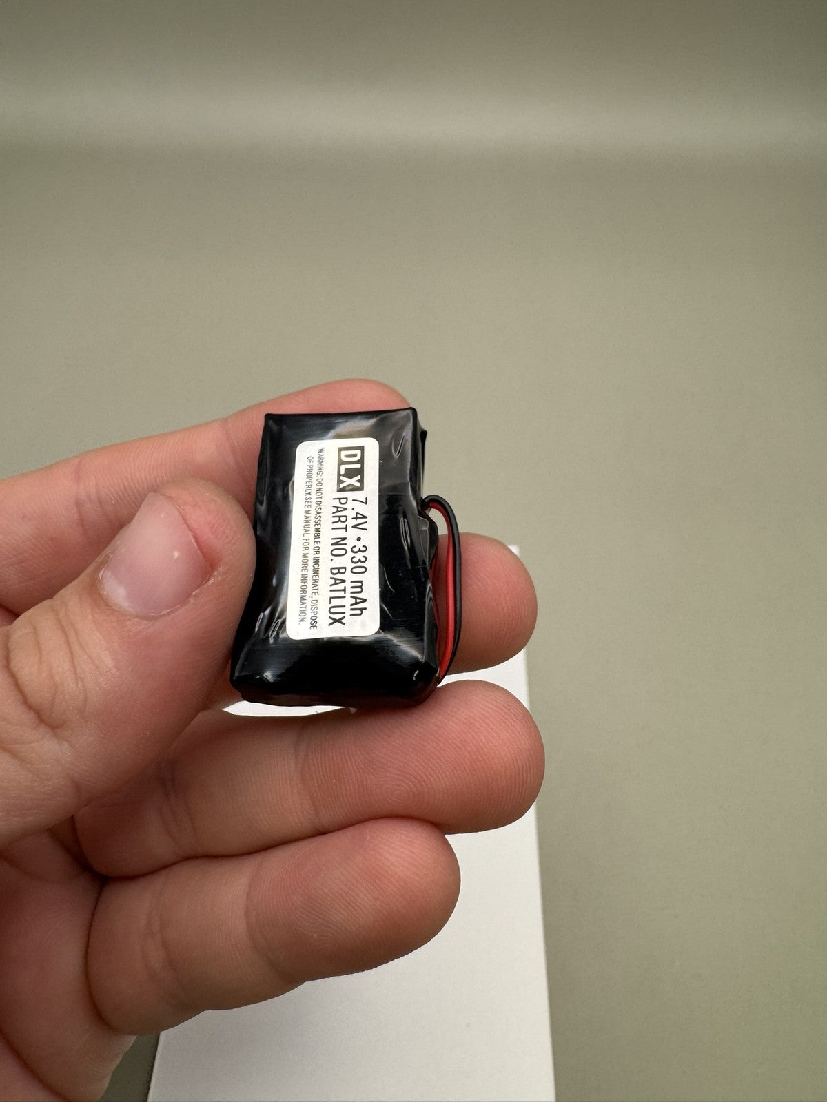 DLX Luxe 1.0 2.0 Battery 7.4V 330mAh Black