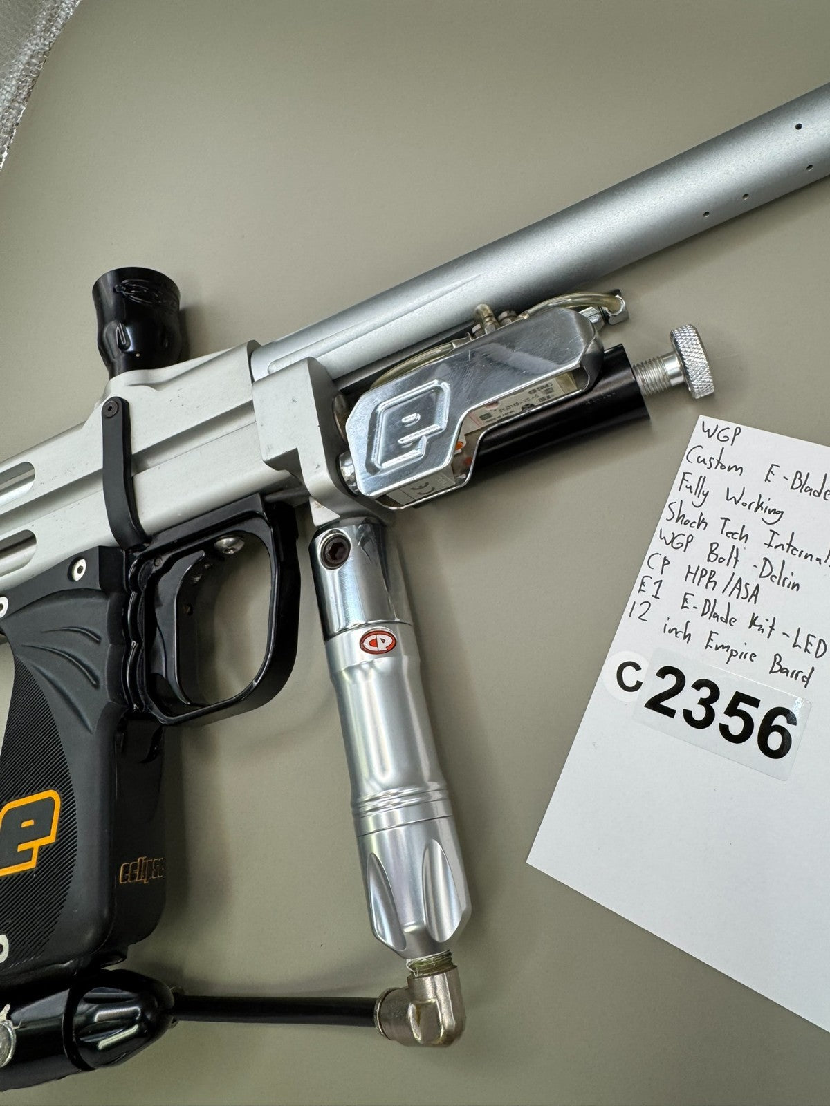 WGP Custom E-Blade Autococker - Paintball Marker Fully Working