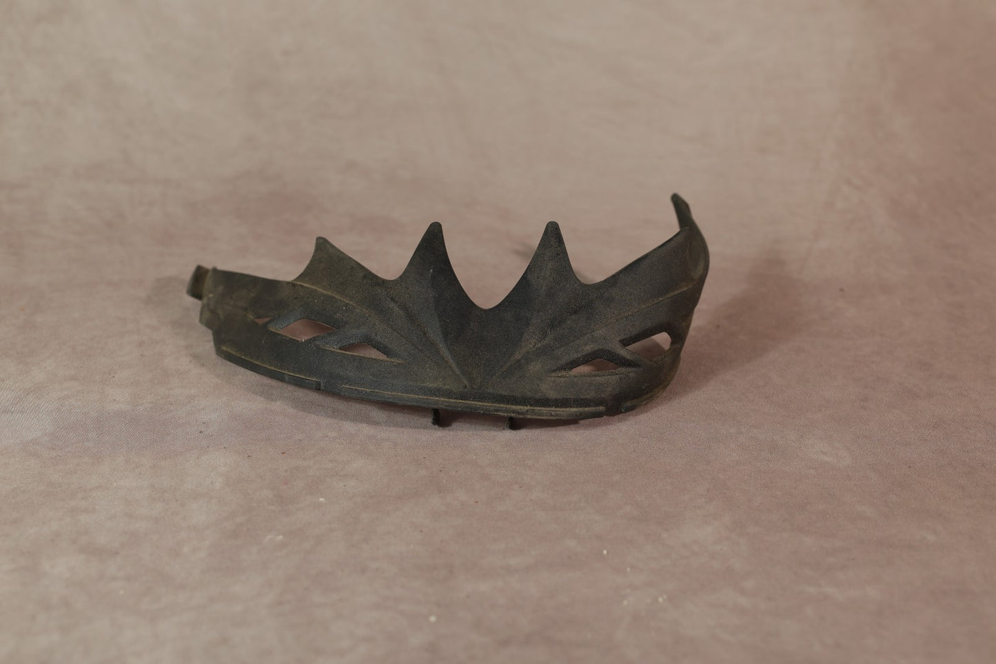 Visors Black Spiked Gothic Style Pair of 2