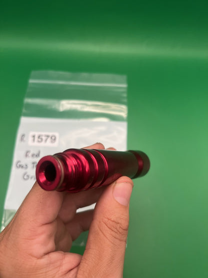 Vintage PB Gas Through Grip Red Anodized Aluminum Paintball Marker