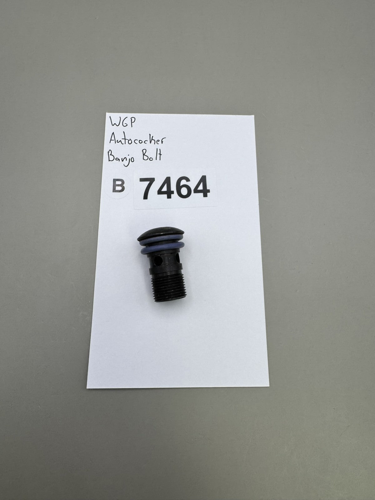 WGP Autococker Banjo Bolt Black