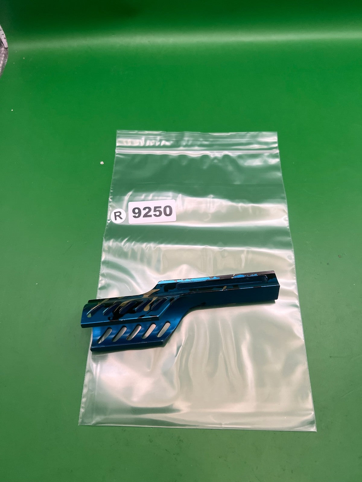 AGD Automag Sight Rail Blue Anodized Custom Splash Milled Aluminum