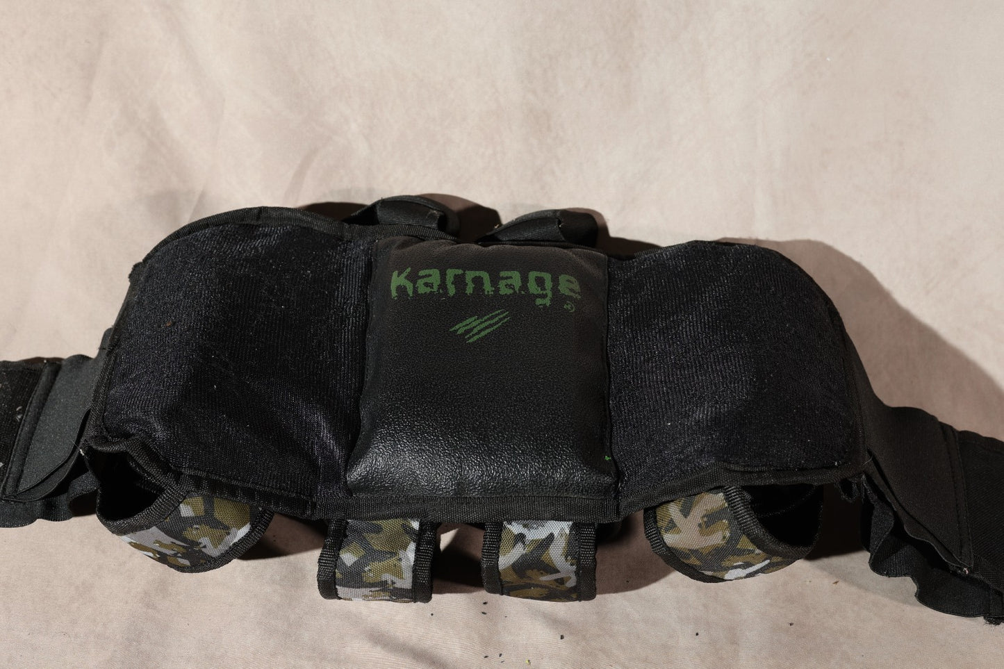 Karnage Paintball Pod Pack Harness Camo with 6 HK Army Pods Bundle