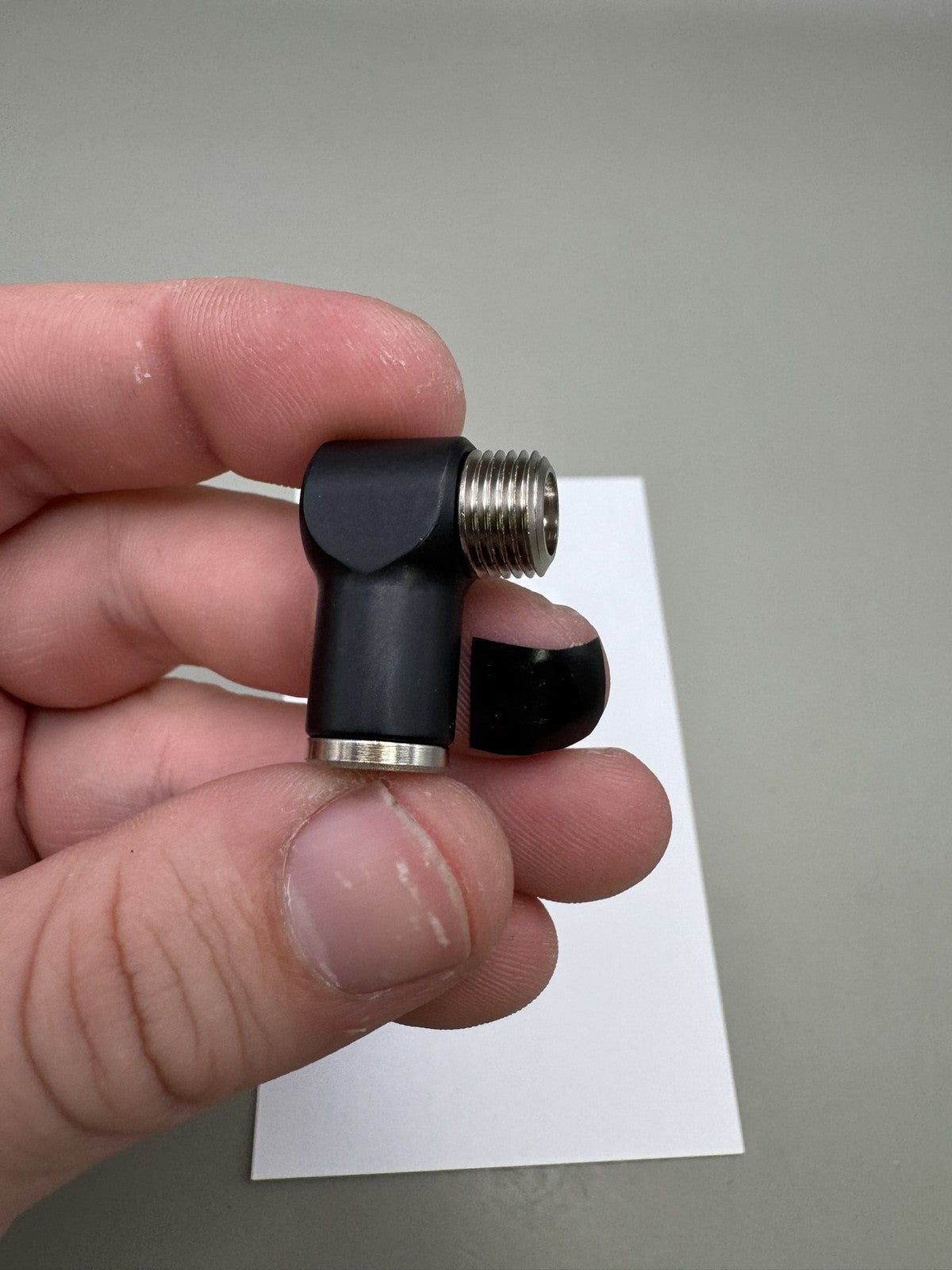 CCM 90Â° Fitting Black
