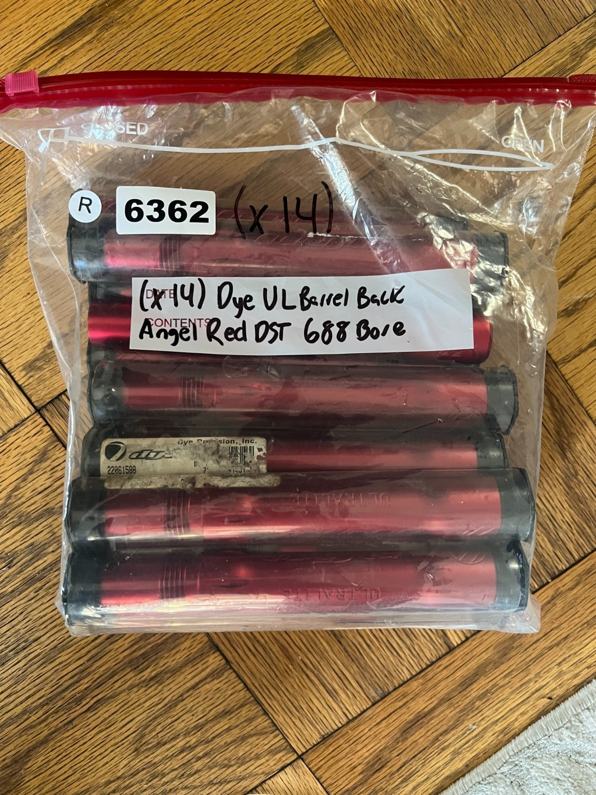 .688 Red WDP Angel Dye UL Ultralight Barrel Back