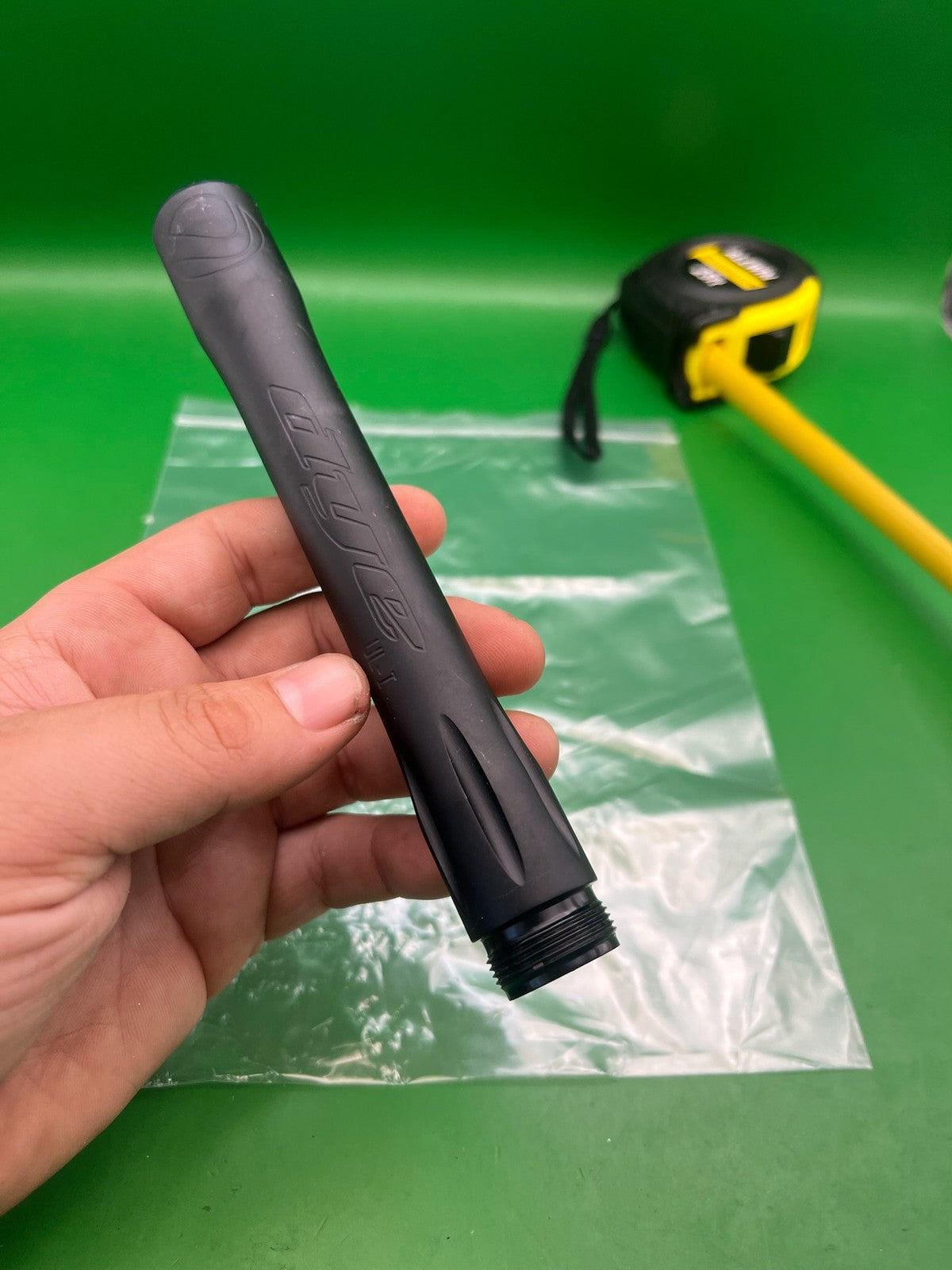 Dye UL-I Barrel Back Autococker AC Thread Dust Black 7" Paintball