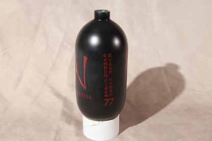 Ninja Dura 77 Paintball HPA Air Tank Black Compressed Air Bottle