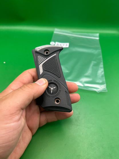 Dangerous Power 1911/45 Style Grip Panels Black Rubber Paintball Marker Grips