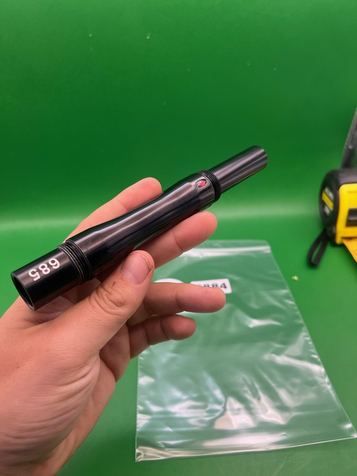 Autococker Empire .685 Black Back - used paintball barrel back - black