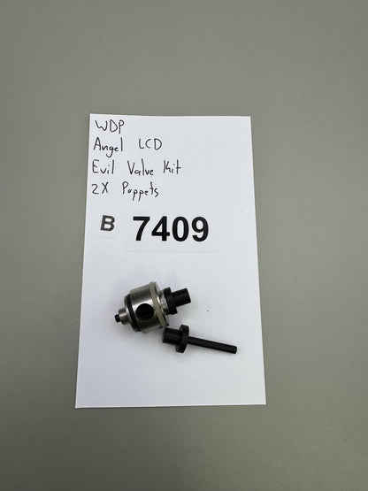 WDP Angel LCD Evil Valve Kit with 2x Poppets Black
