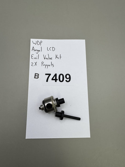 WDP Angel LCD Evil Valve Kit with 2x Poppets Black