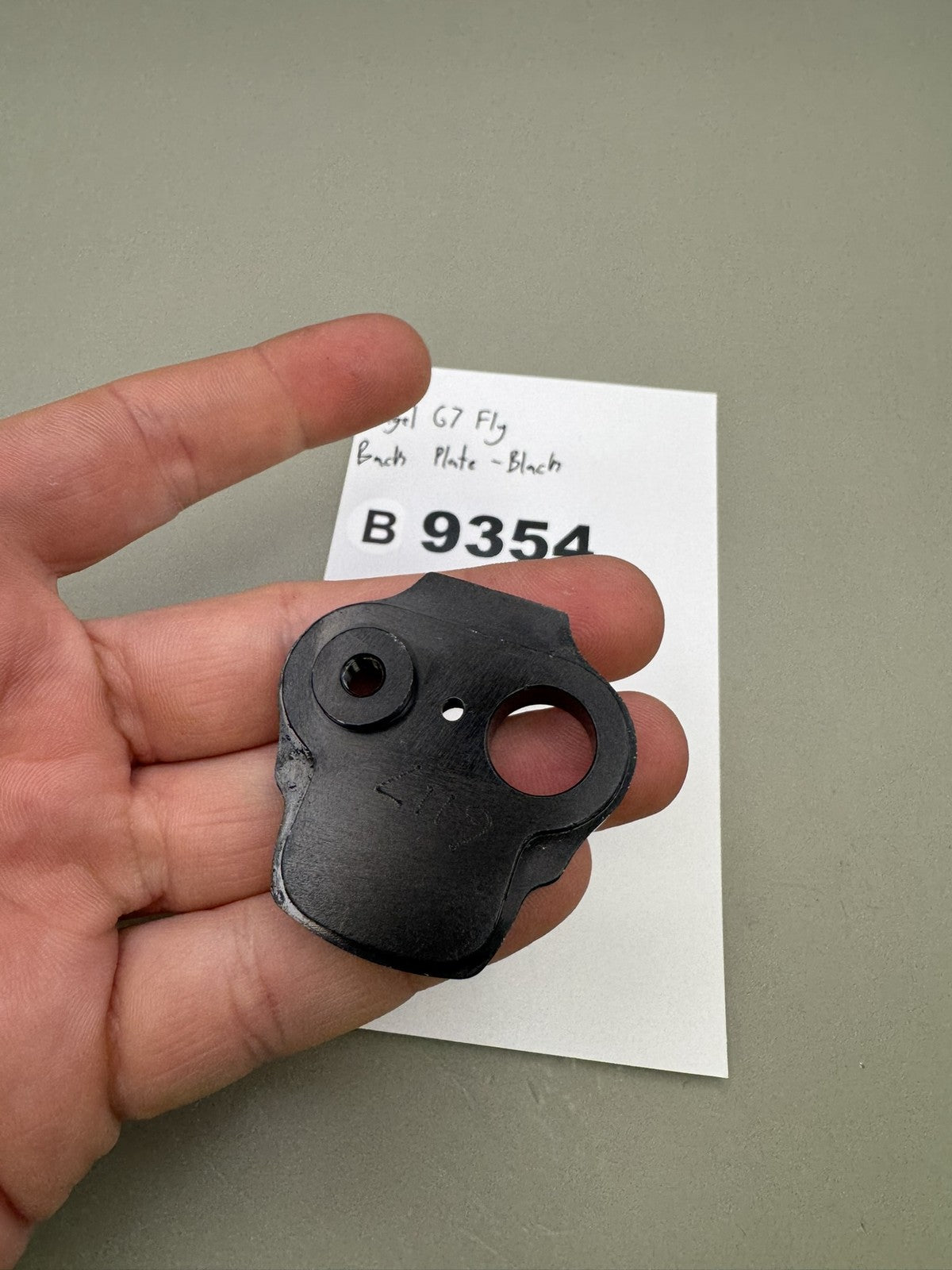 WDP Angel G7 Fly Back Plate - Black