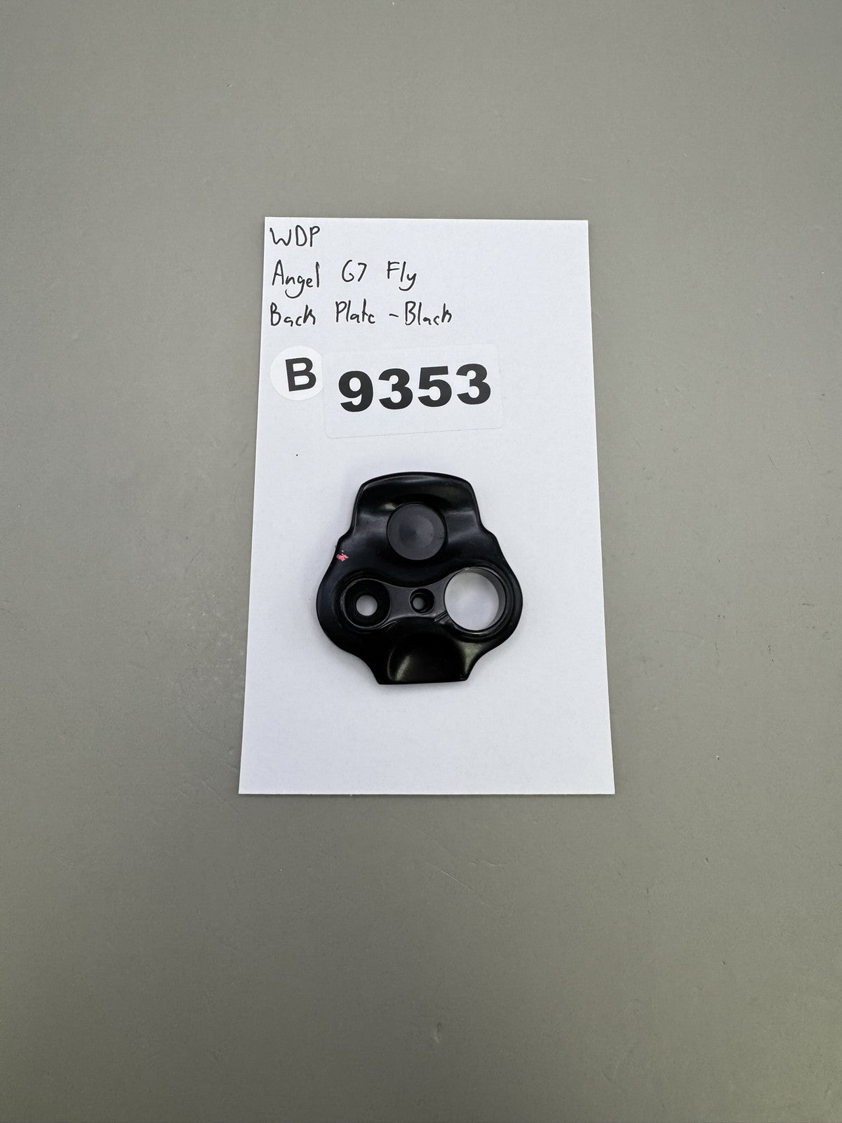 WDP Angel G7 Fly Back Plate - Black
