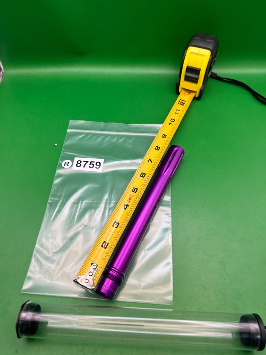 Dye UL Ultralite 14" Barrel Tip Purple Ano Aluminum Paintball Front
