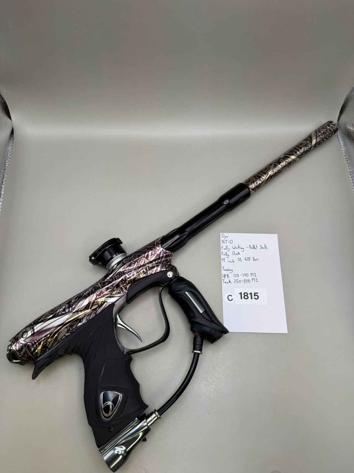 Dye NT10 - Paintball Marker Fully Working