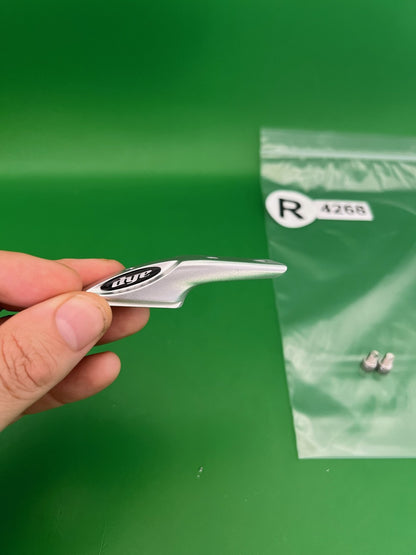 Dye Standard Micro Drop Forward Silver Polished Aluminum w/ Screws