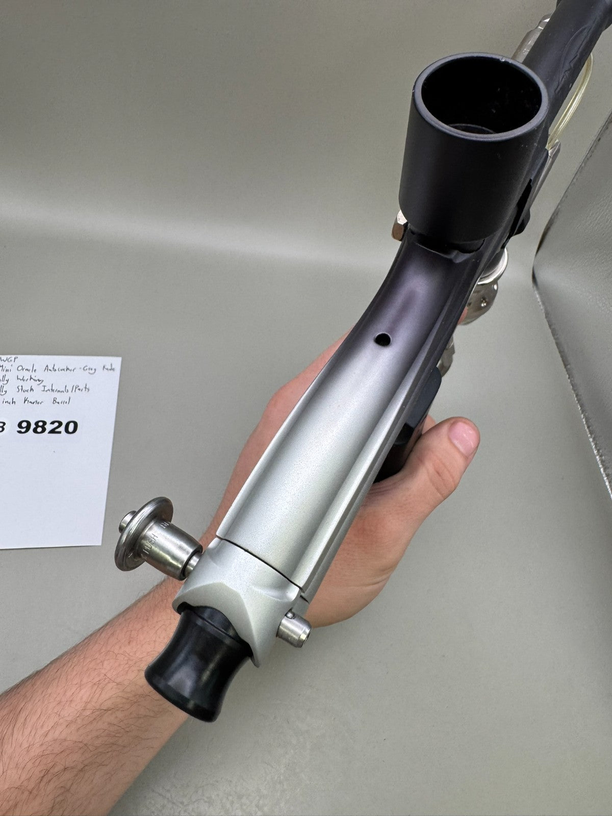 WGP Mini Oracle Autococker - Grey Fade - Paintball Marker Fully Working