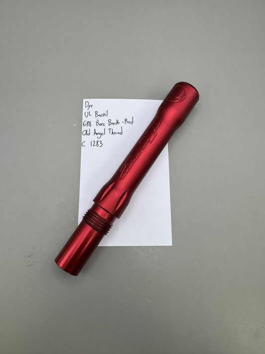 Dye UL Barrel 688 Bore Back -Red Old Angel Thread
