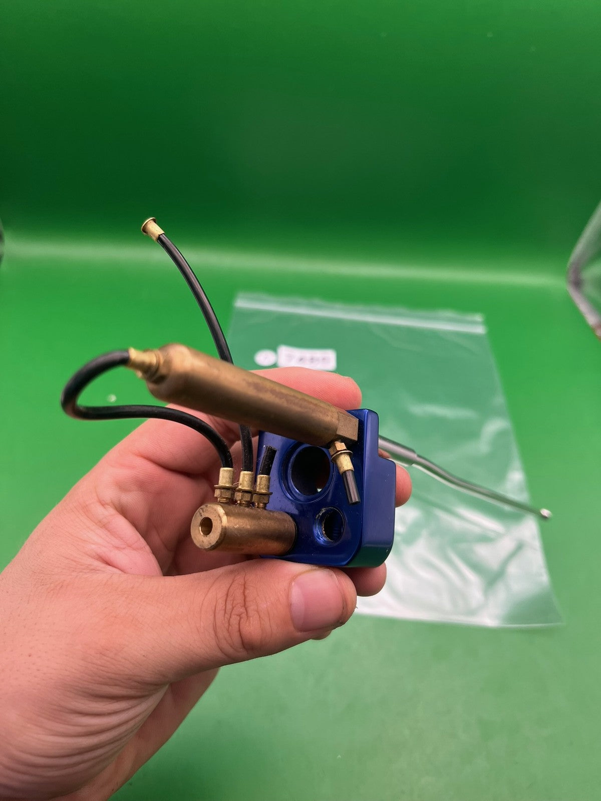 WGP Autococker Pneumatics Blue Block Brass Ram 3-Way LPR Assembly