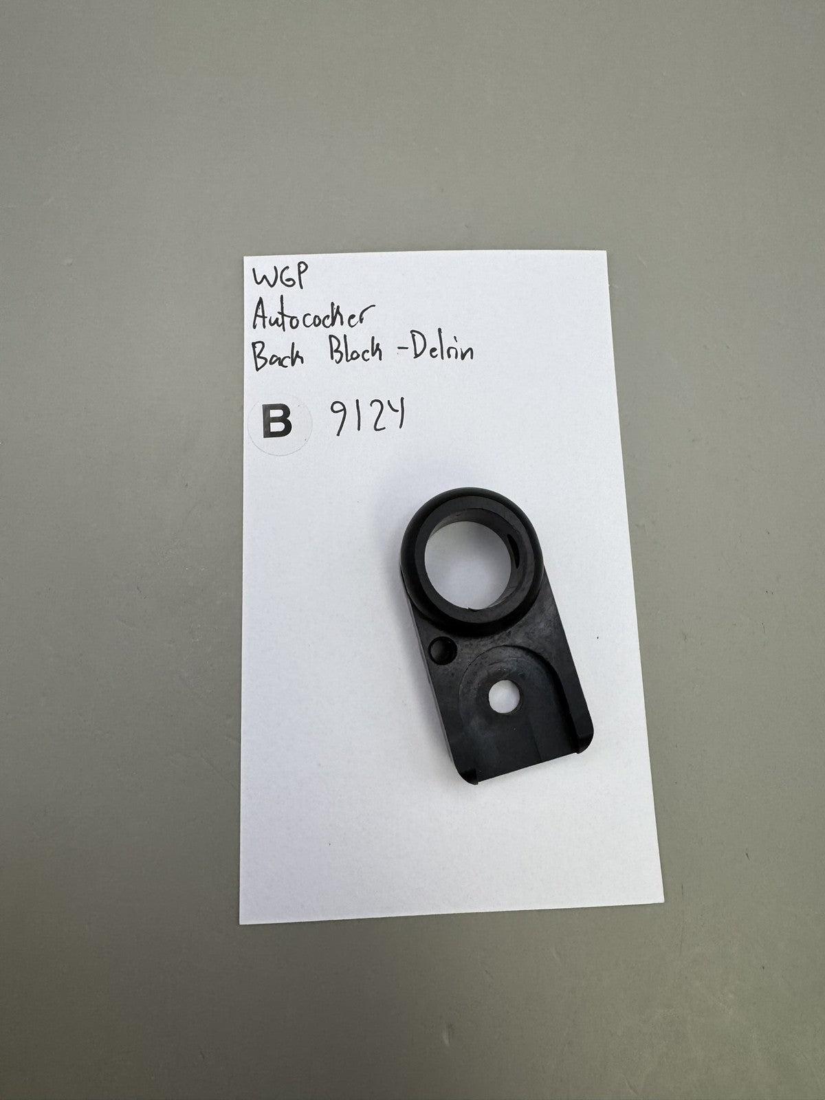 WGP Autocoker Back Block -Delrin