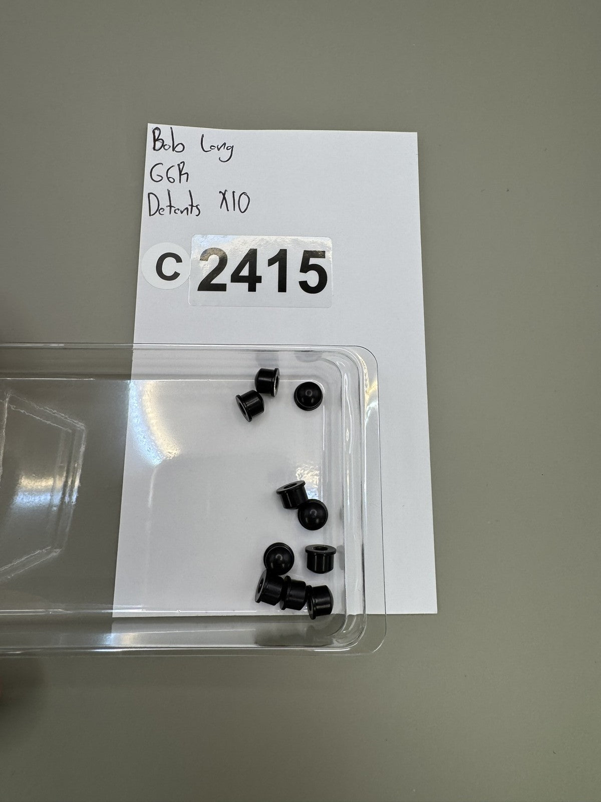 Bob Long G6R Detents X10