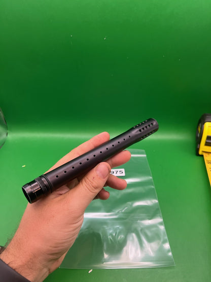 Ultralight Dust black Tip - used paintball barrel tip - dust black