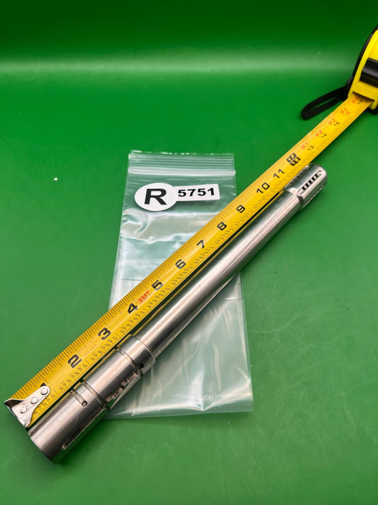 Automag 12" .691 Stainless Steel Barrel - used paintball barrel - silver